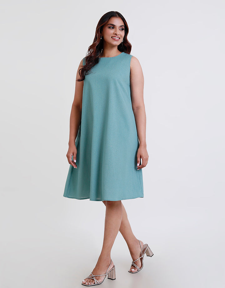 Sleeveless A-Line Dress