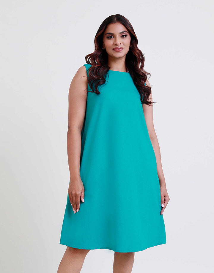 Sleeveless A-Line Dress