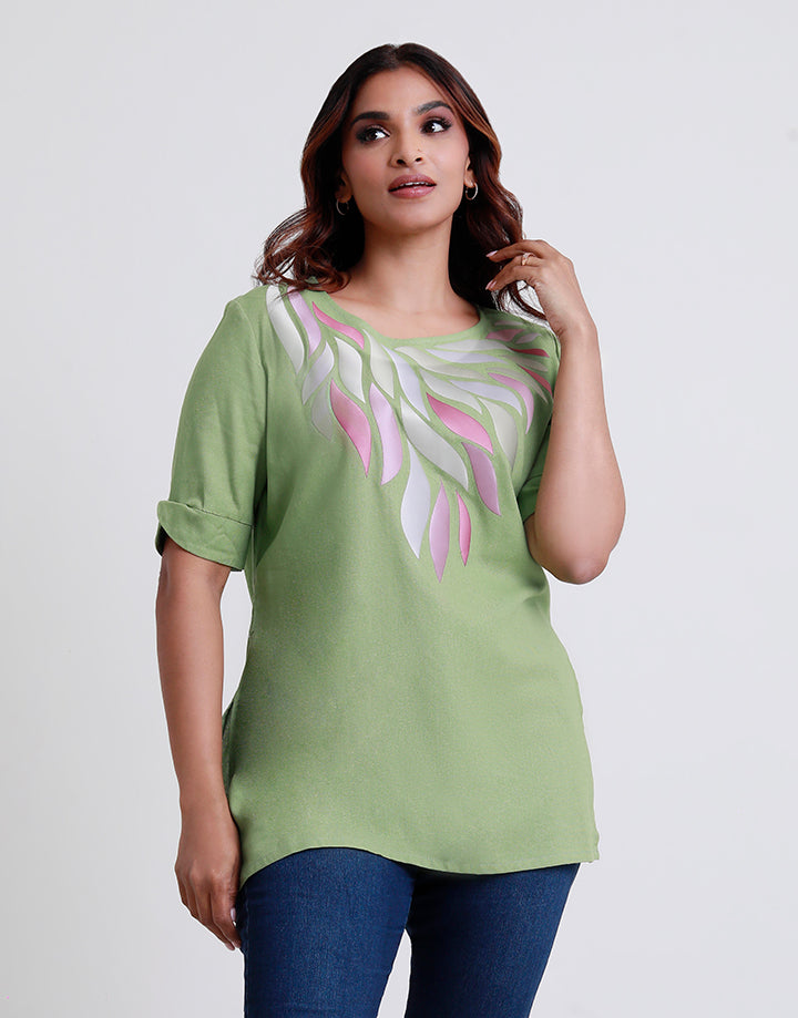 Bonding Detail Short Sleeve Kurta