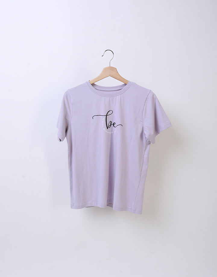 Round Neck T-Shirt with Short Sleeves