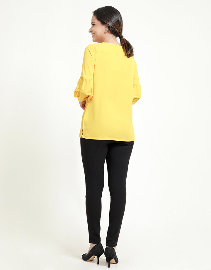 ¾ Sleeves Blouse with Embellishment