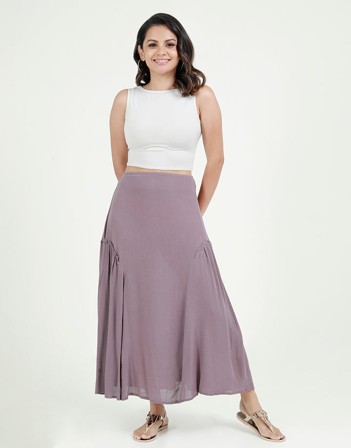 A-Line Skirt with Frill Details