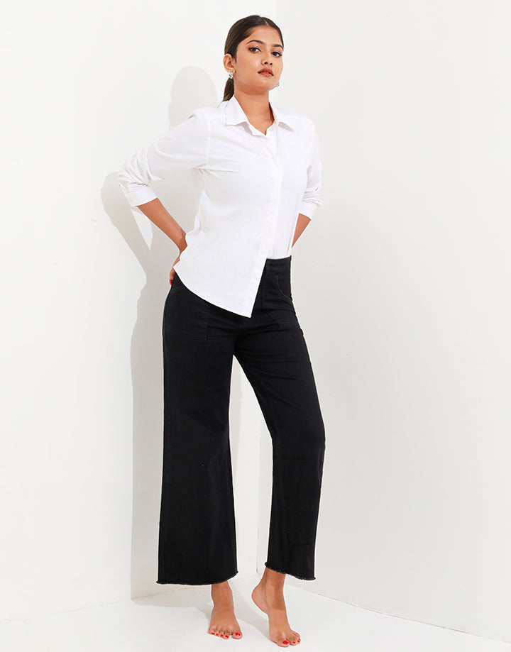 Reviz Baggy Wide Leg Jeans with Deep Pockets