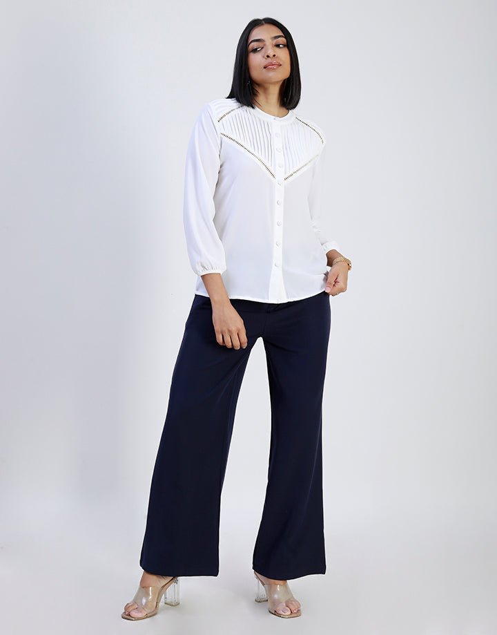 Elegant High Waist Office Trousers