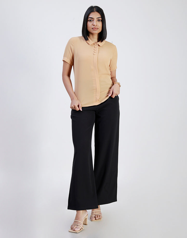 Elegant High Waist Office Trousers