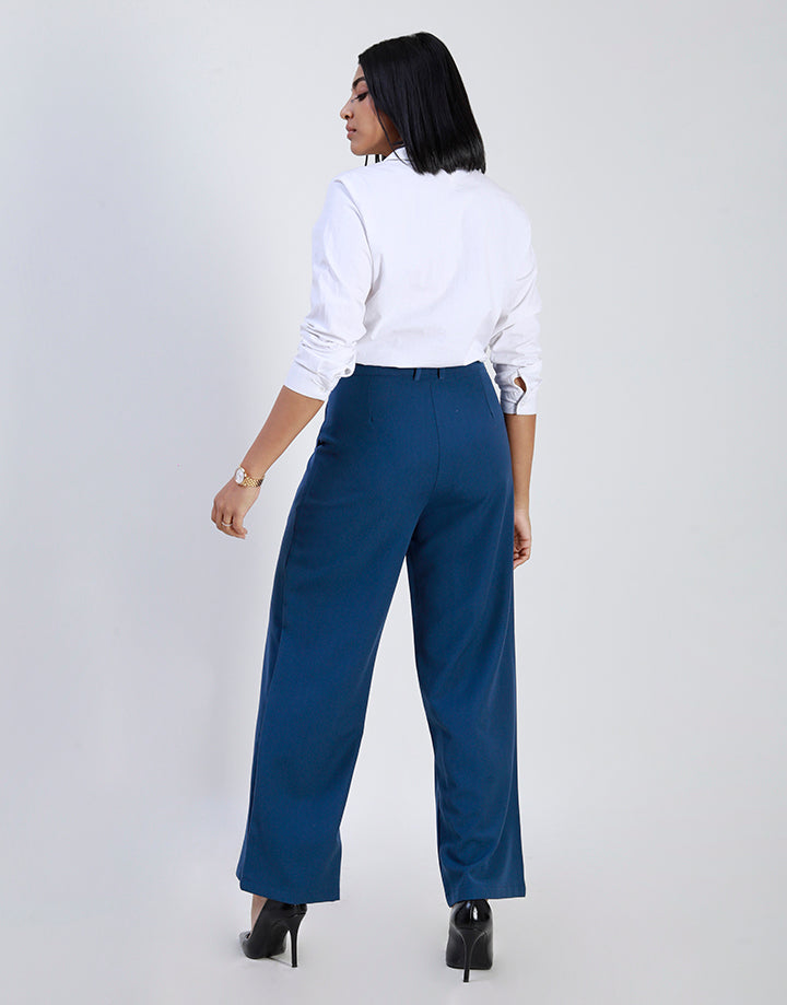 Elegant High Waist Office Trousers