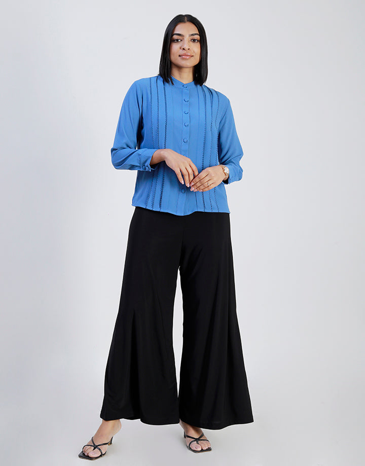 High Waisted Flared Palazzo Pant