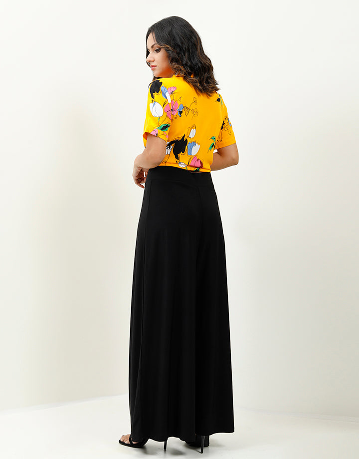 High Waisted Flared Pant