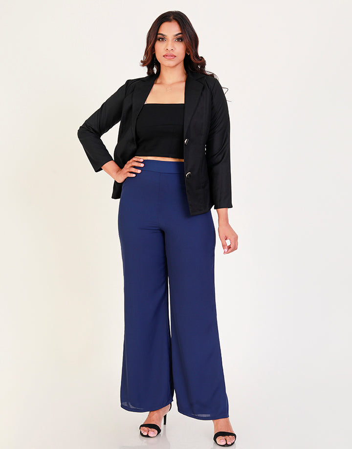 High Waisted Georgette Pant