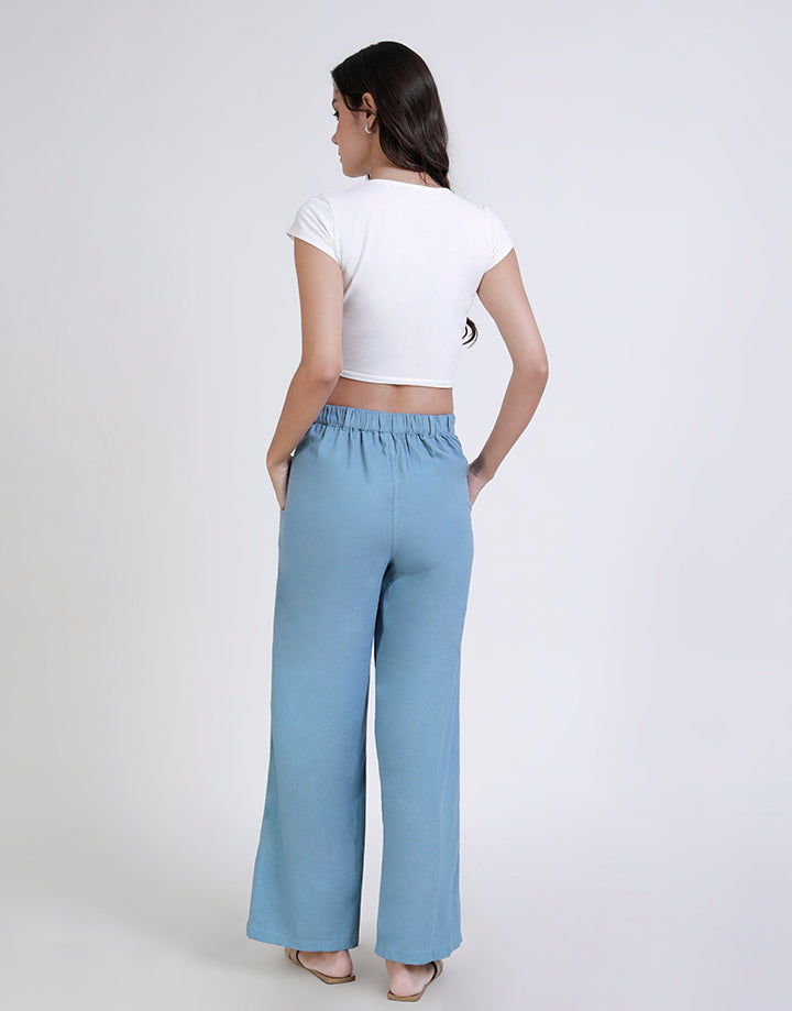 Linen Pant with Belt Loops