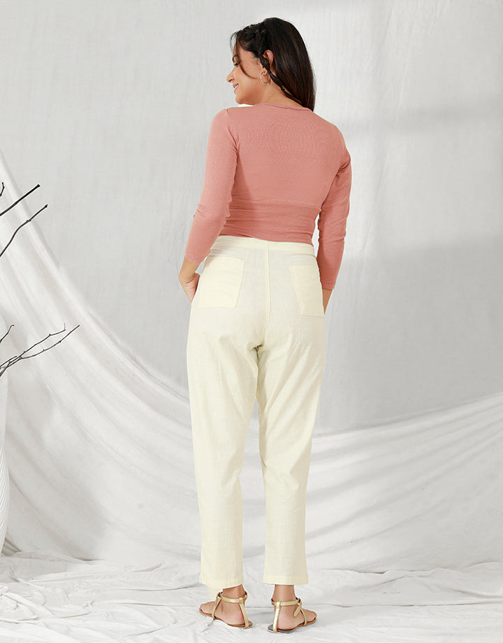 Linen Pant with Front Pockets