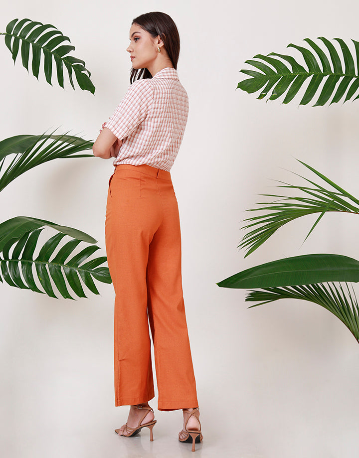 Linen Pant with Front Side Pockets