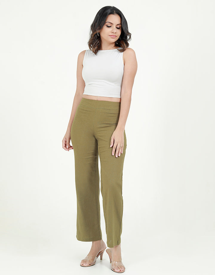 Linen Straight Cut Pant