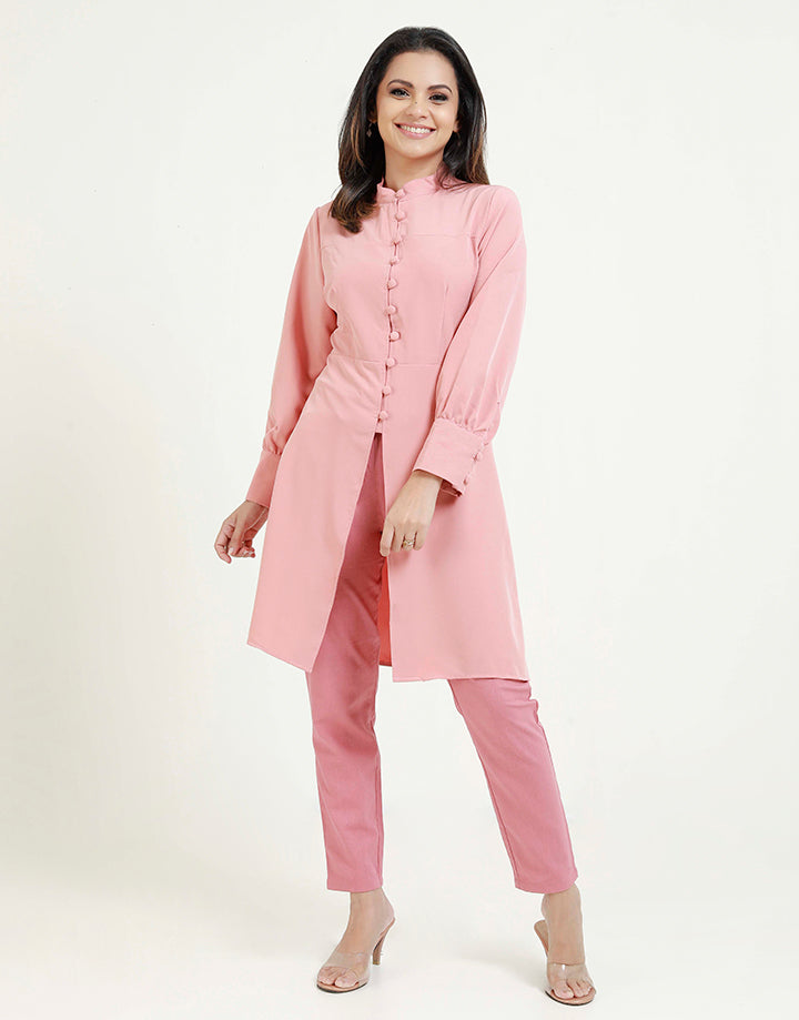 Long Sleeves Kurtha with Buttons
