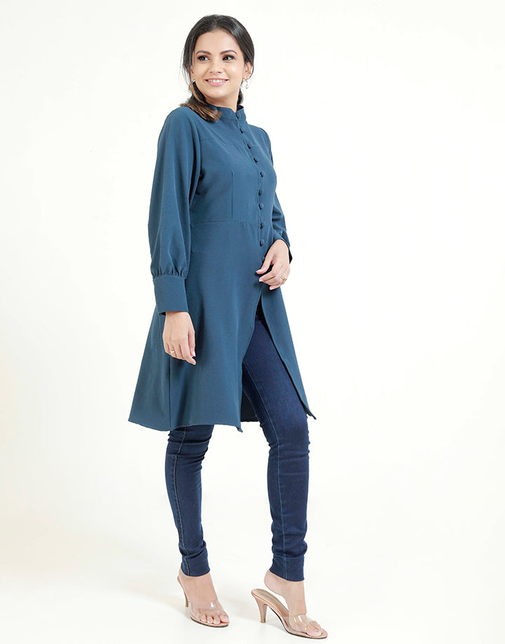 Long Sleeves Kurtha with Buttons
