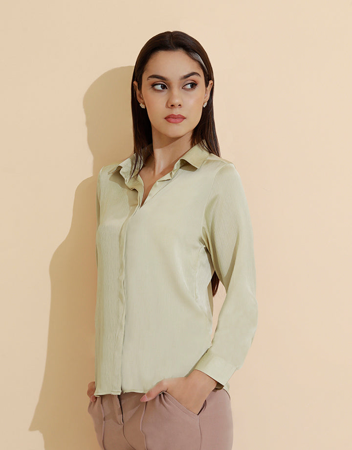 Long Sleeves Shirt Blouse