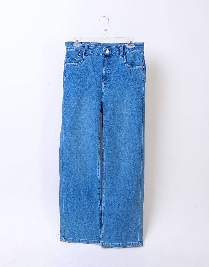 MOODS Denim Pant with Side Pockets