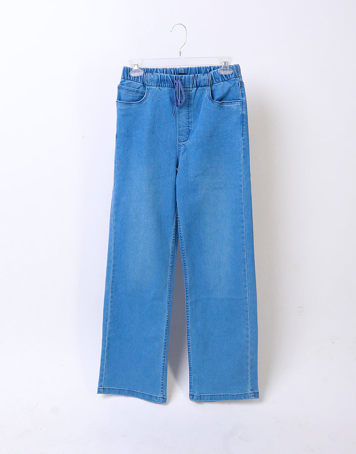 MOODS Denim Pant with Side Pockets