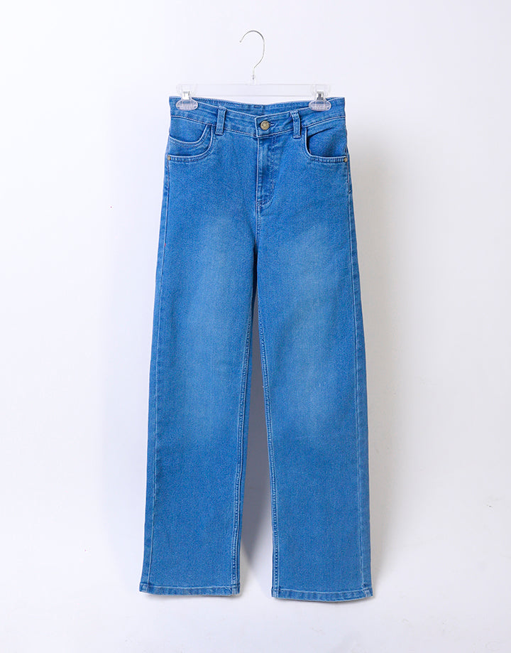 MOODS Denim Pant with Side Pockets