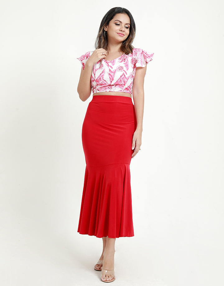 Midaxi Fishtail Skirt