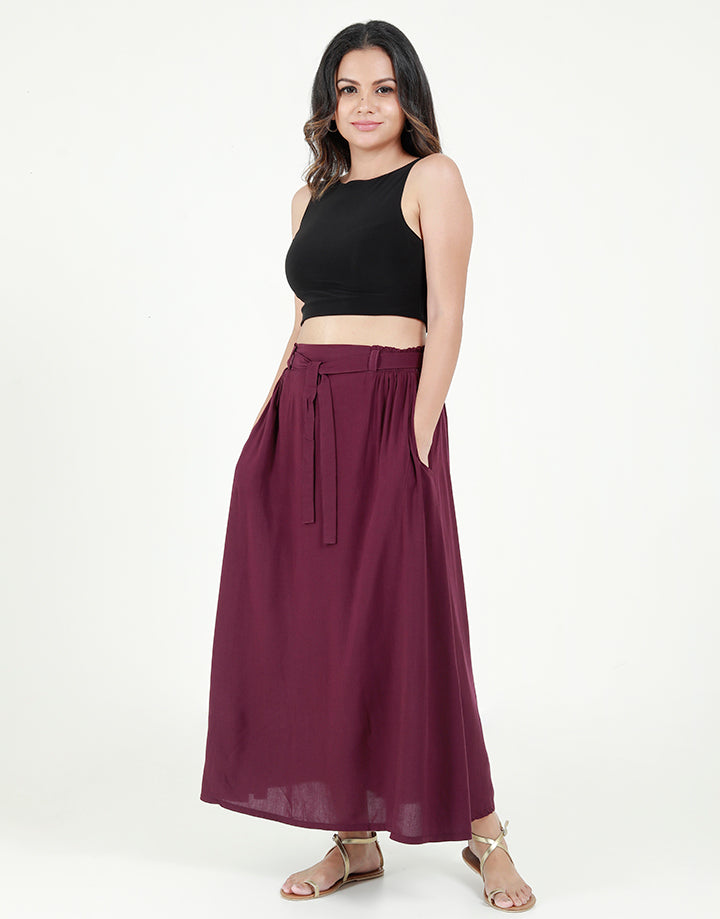 Midaxi Skirt with Side Pockets
