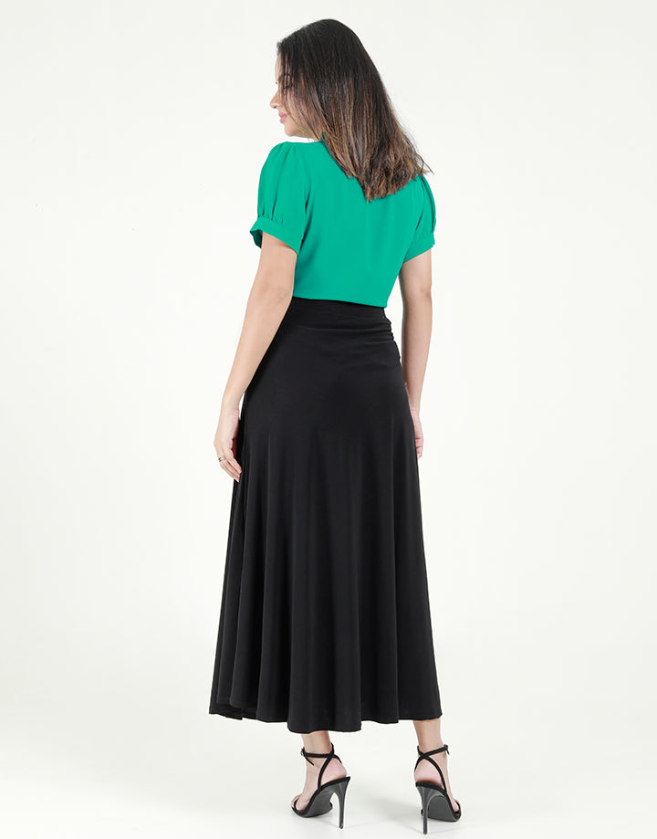 Midi Skirt with Tie-up