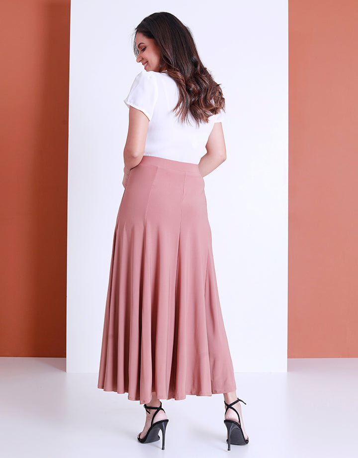 Plain Stretch 8 Pieces Skirt