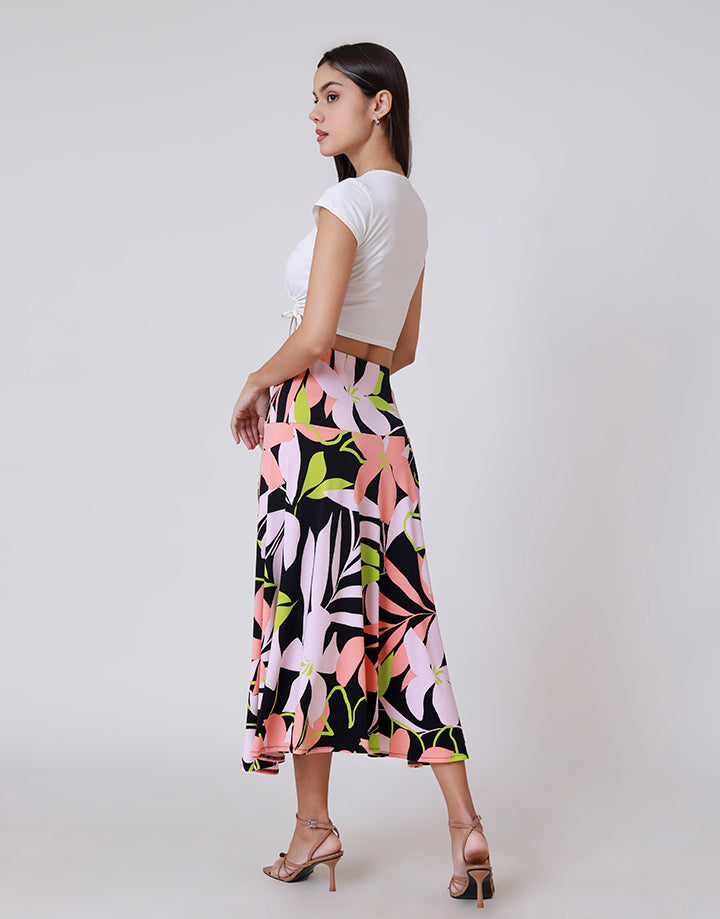 Printed Hip Skirt