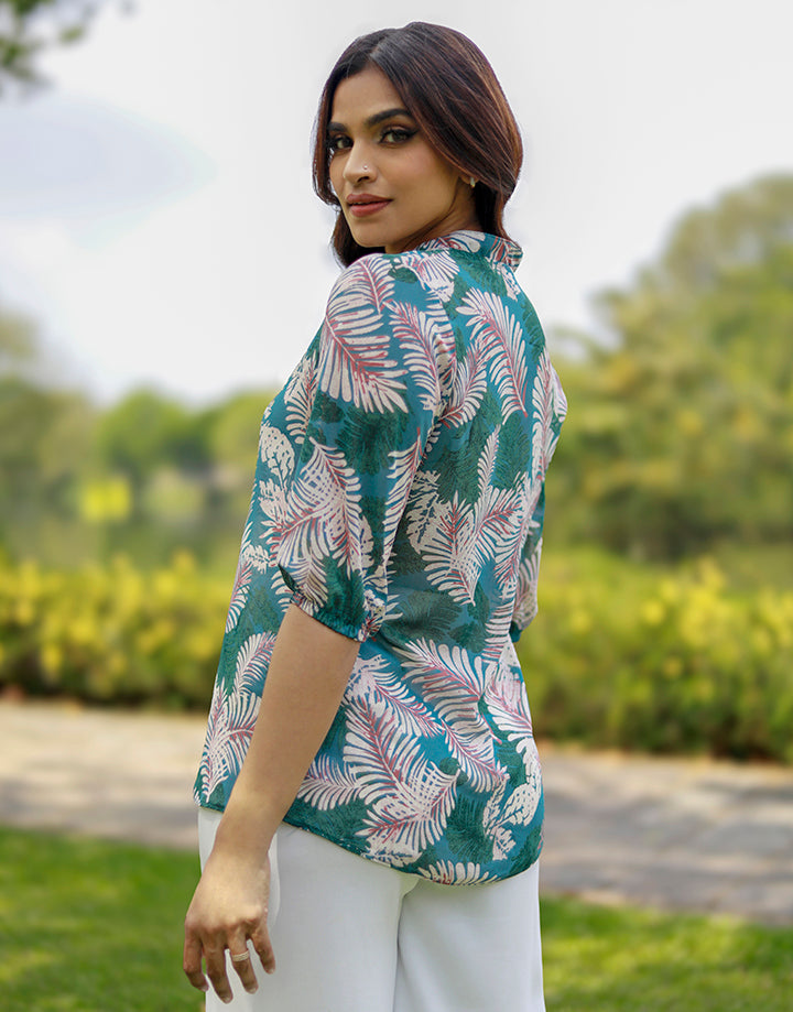 Printed Kurtha with ¾ Sleeves