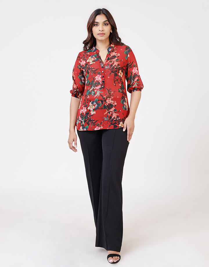 Printed Kurtha with ¾ Sleeves