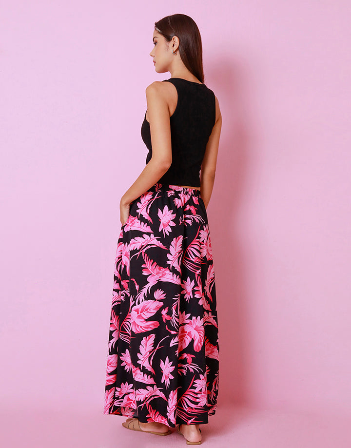 Printed Maxi Skirt