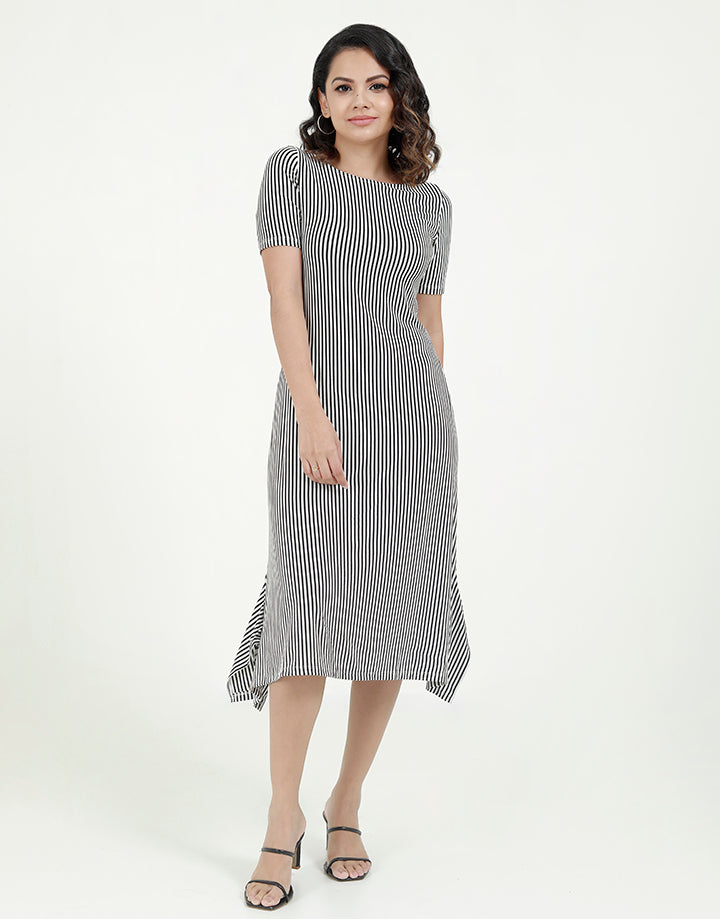 Printed Shift Dress
