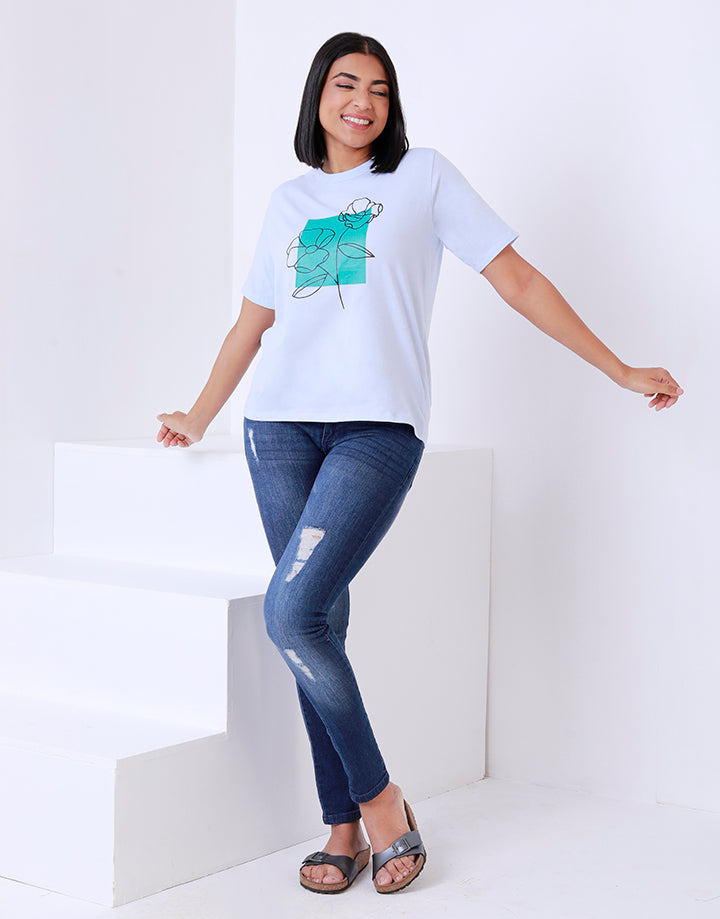 Short Sleeves T-Shirt with Print