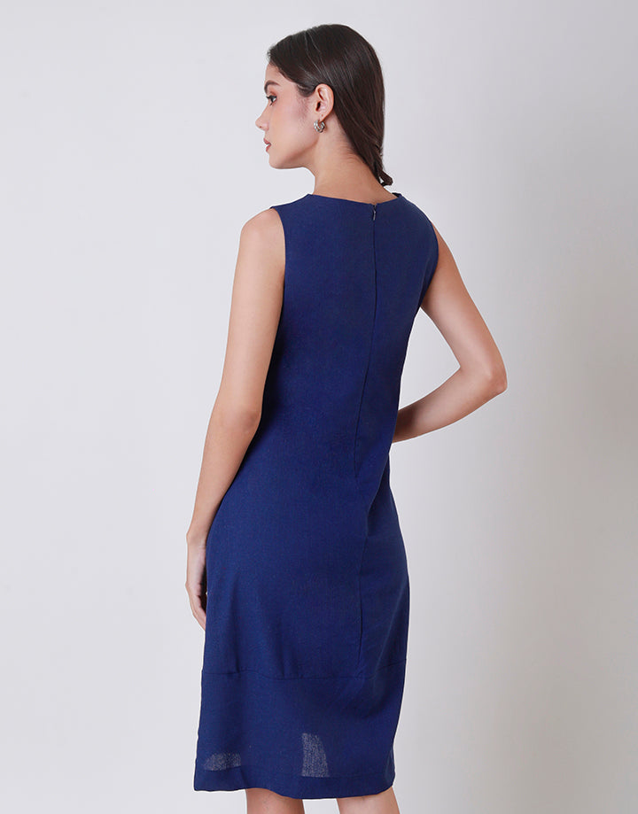 Sleeveless Dress with Front Pockets