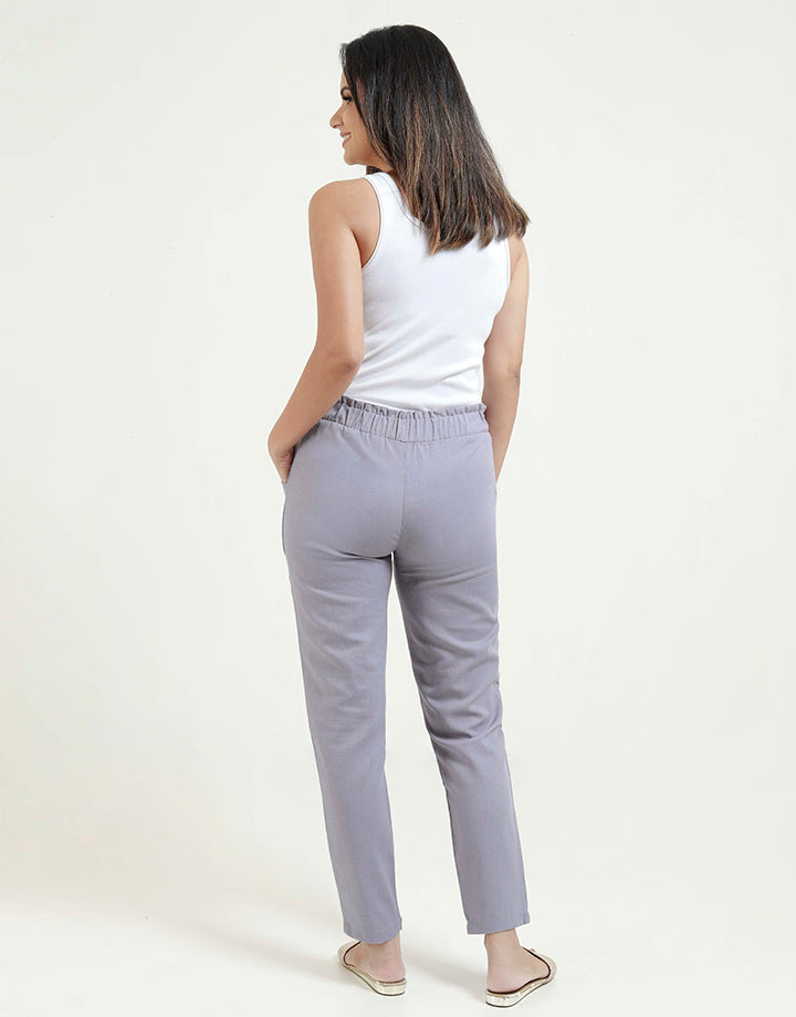 Straight Cut Linen Pant