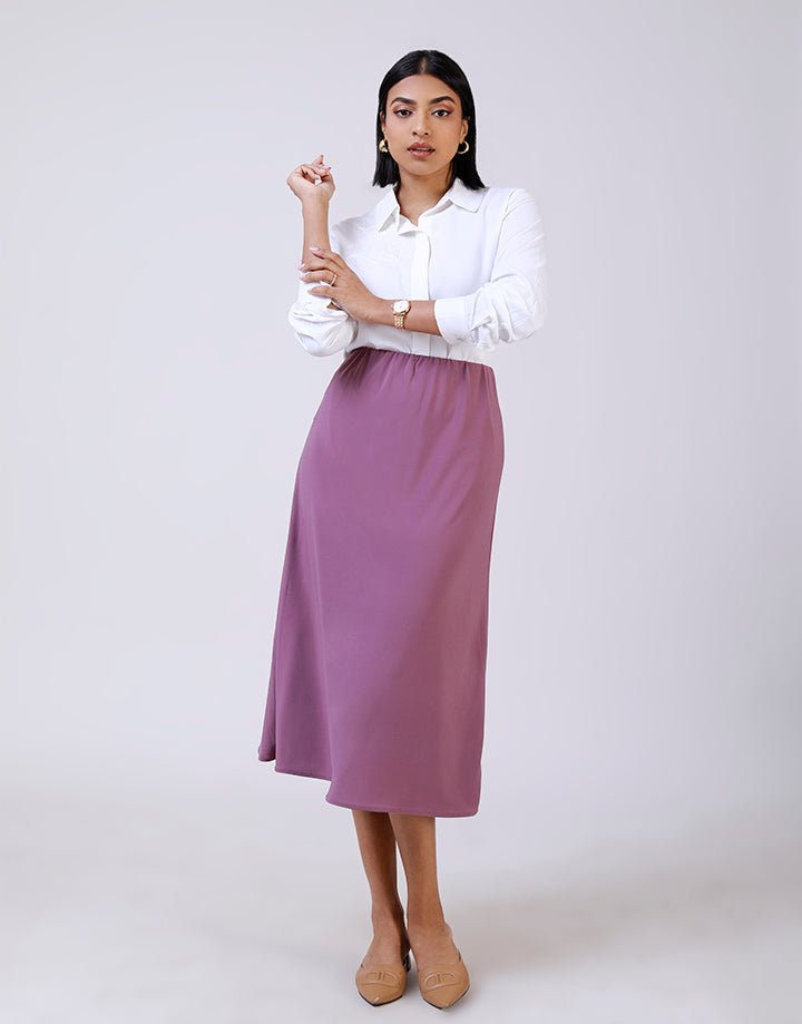 Stretch A-Linen Skirt