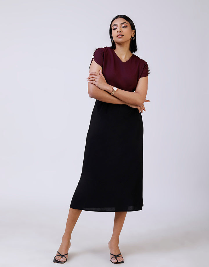 Stretch A-Linen Skirt