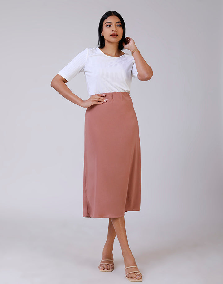 Stretch A-Linen Skirt