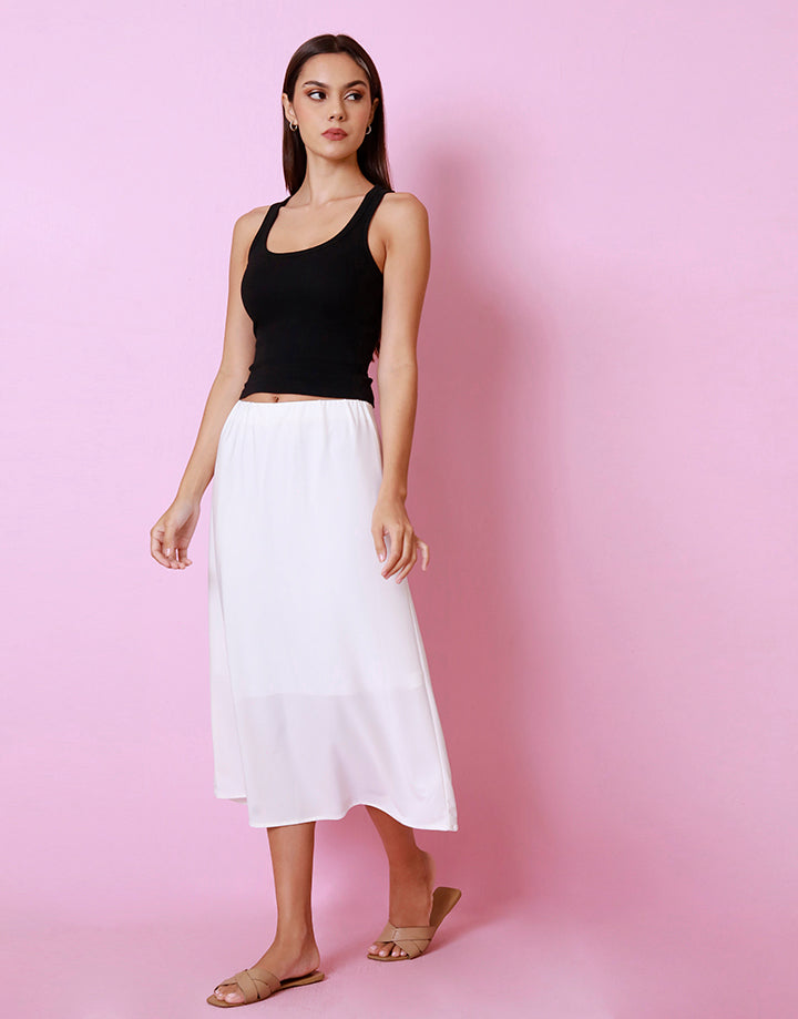 Stretch A-Linen Skirt