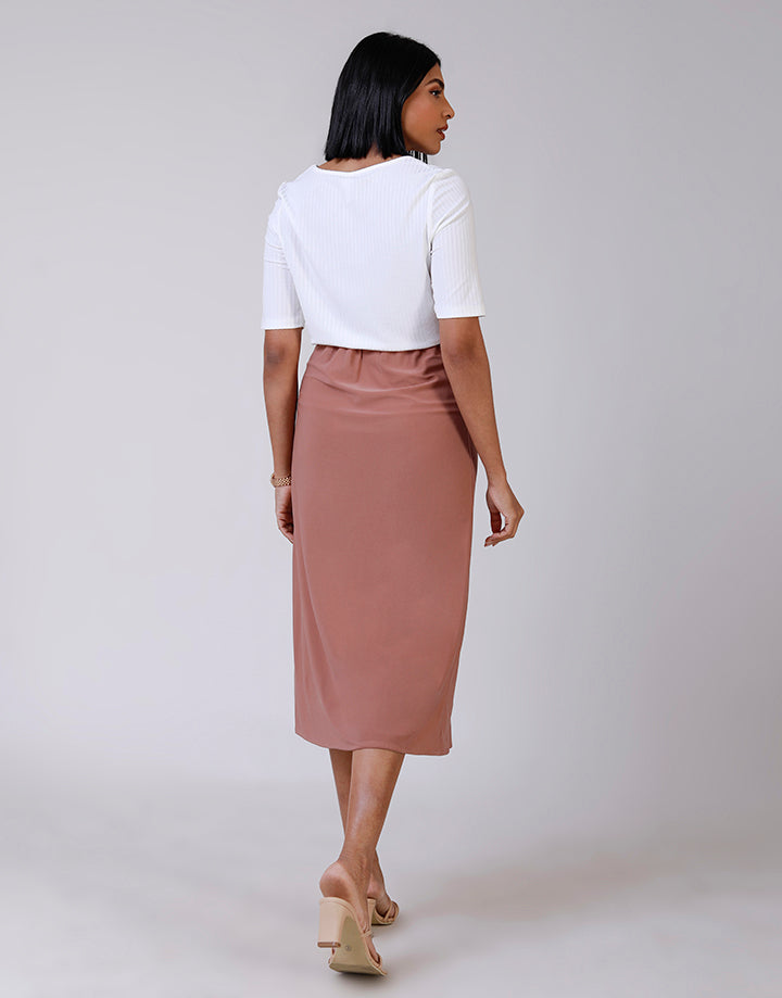 Stretch A-Linen Skirt