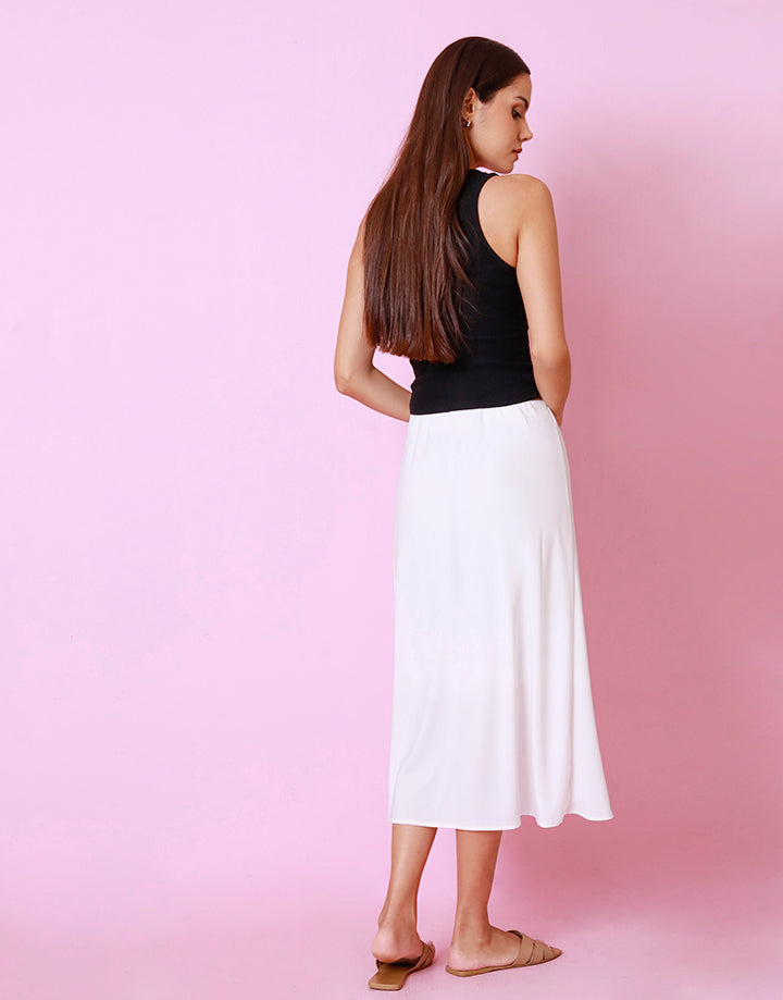 Stretch A-Linen Skirt