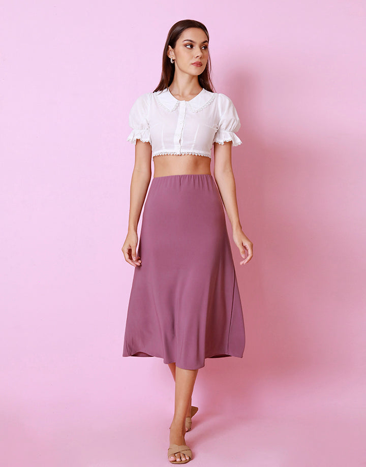 Stretch A-Linen Skirt