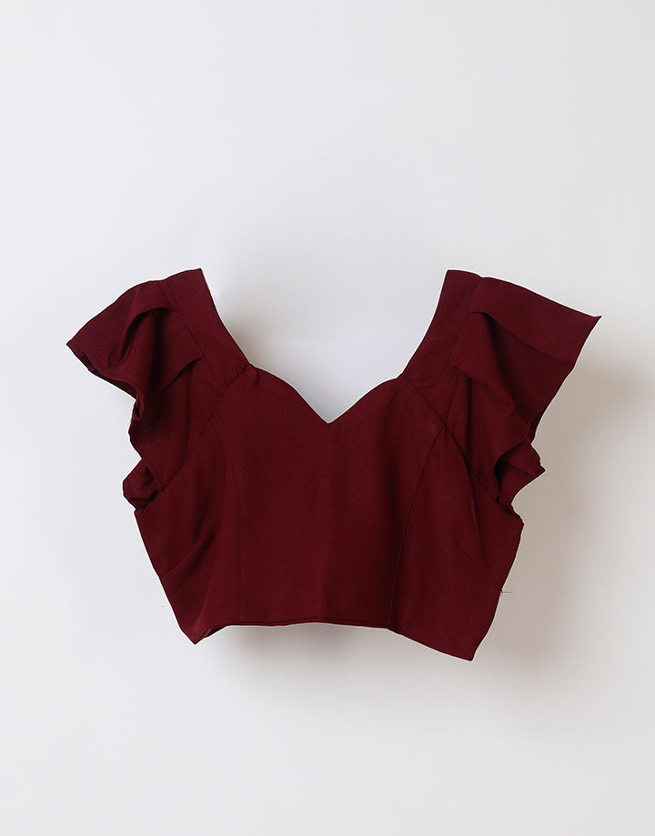 Sweetheart Neck Line Crop Top