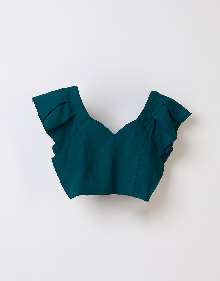 Sweetheart Neck Line Crop Top