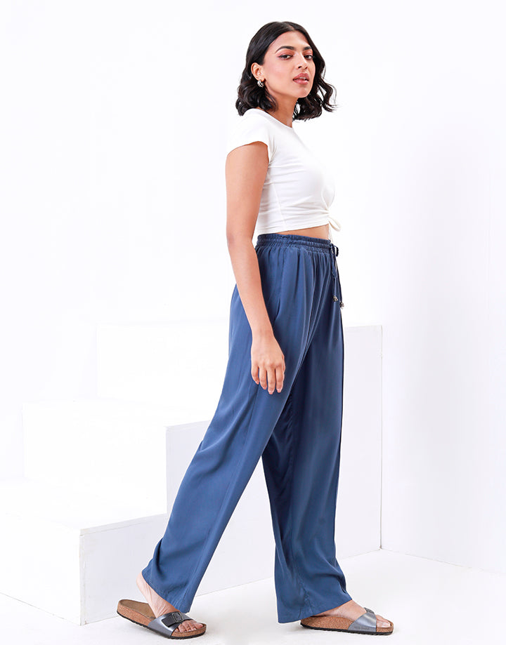 Viscose Pant with Side Pockets