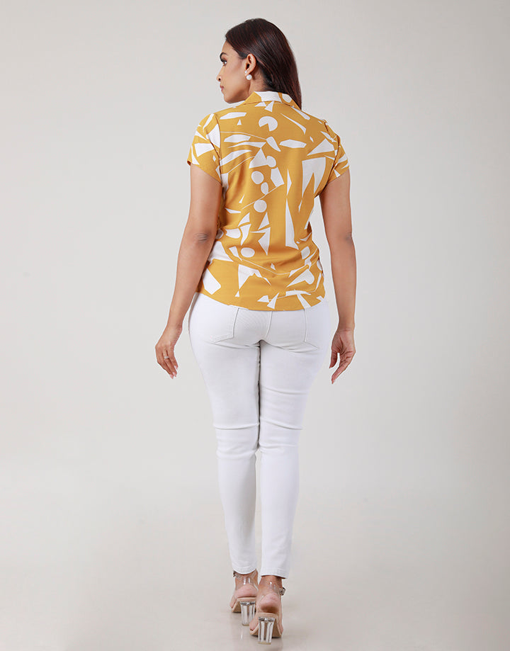 Ladies Printed Shirt Blouse