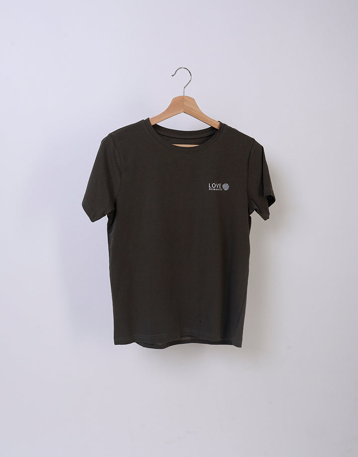 Round Neck T-Shirt with Short Sleeves