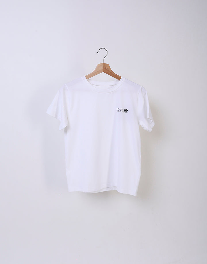 Round Neck T-Shirt with Short Sleeves