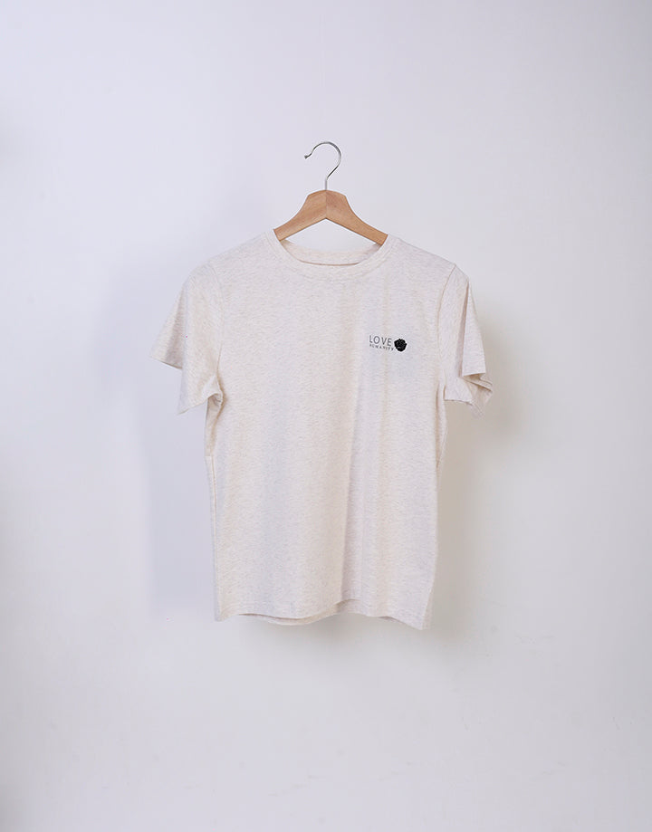 Round Neck T-Shirt with Short Sleeves