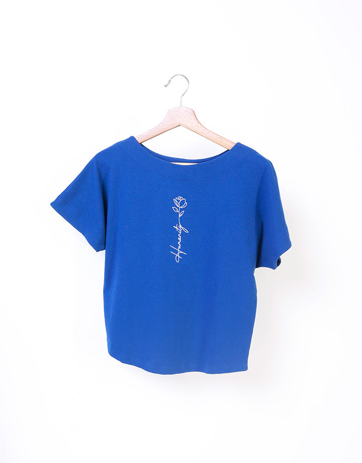 Screen Print T-Shirt with Maggi Sleeves